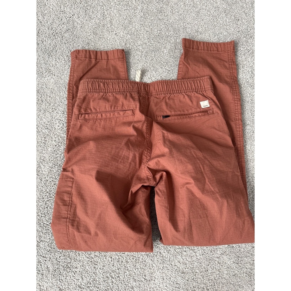 Vuori Womens Ripstop Pants Terracotta Rust Organic Cotton XS VW401 - Picture 4 of 6